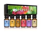 P&J Trading estuche abierto con seis aceites aromáticos, bonito para regalo