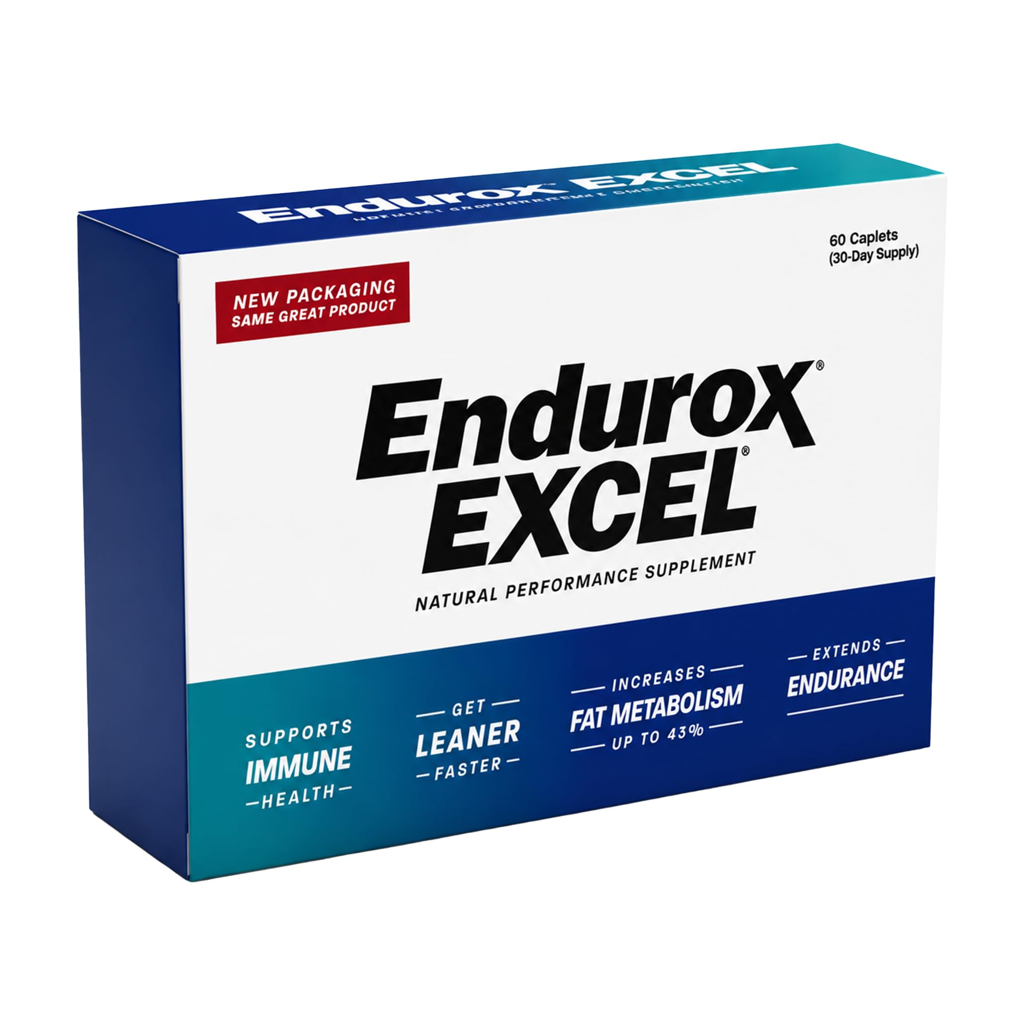 Pacific Health envase frontal de Endurox Excel mostrando diseño y cantidad beneficios