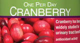 Pacran Cranberry cápsulas colocadas en organizador semanal, mantiene la rutina organizada