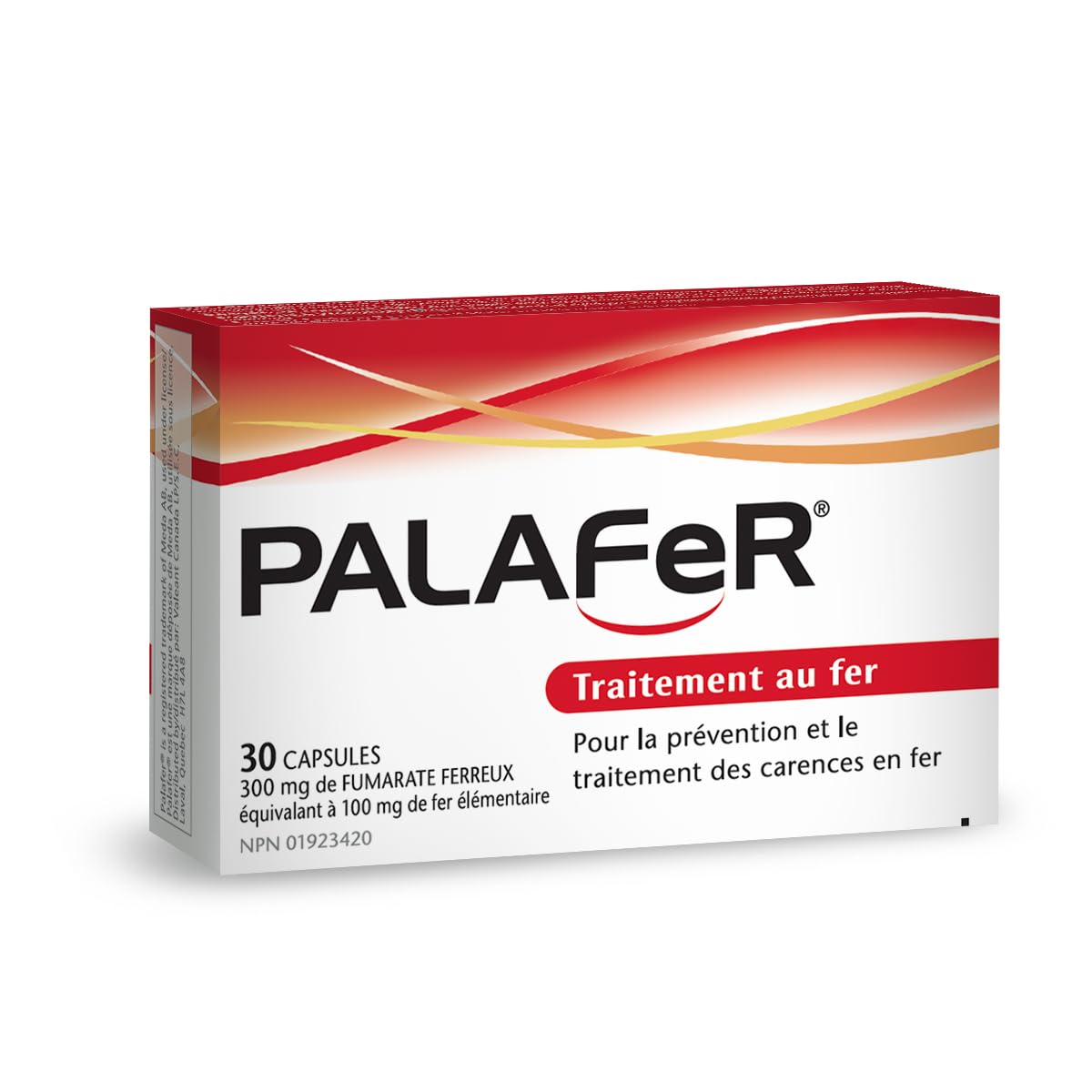 Palafer caja abierta con cápsulas visibles para identificar presentación