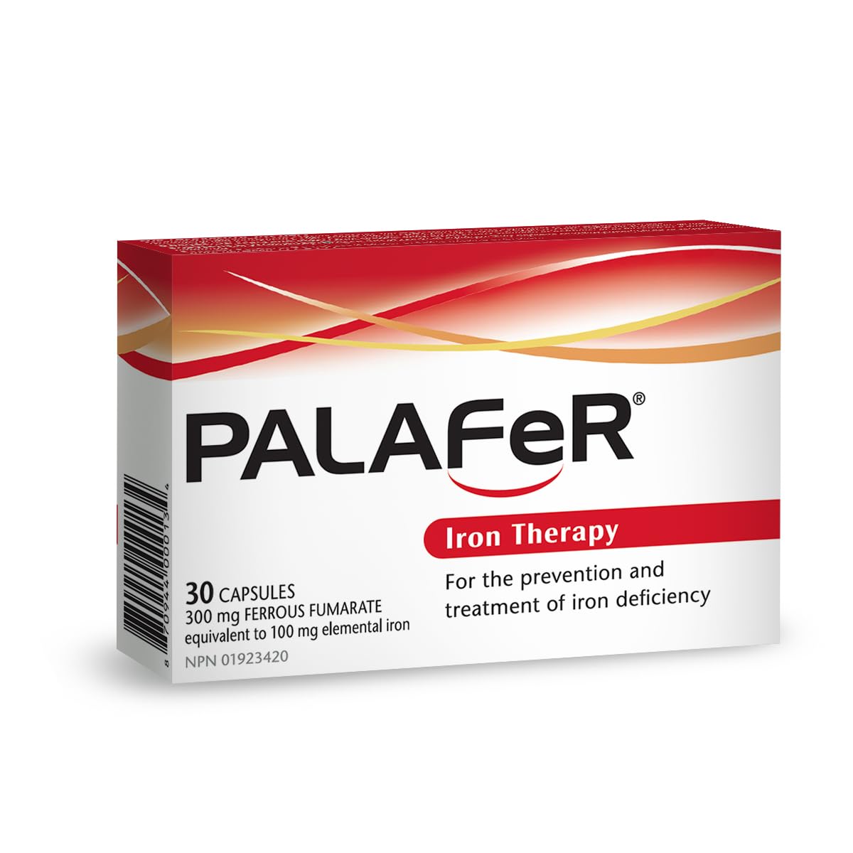Palafer cápsula en mano para comparar tamaño y facilidad de ingesta