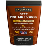 Paleo Pro frente del envase cacao mostrando etiqueta clara y beneficios