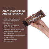 Paleovalley detalle de textura con chips de chocolate, aspecto apetecible