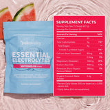 Paleovalley etiqueta con ingredientes indicando electrolitos full spectrum