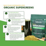 Paleovalley disposición de los 23 superalimentos orgánicos en ingredientes crudos