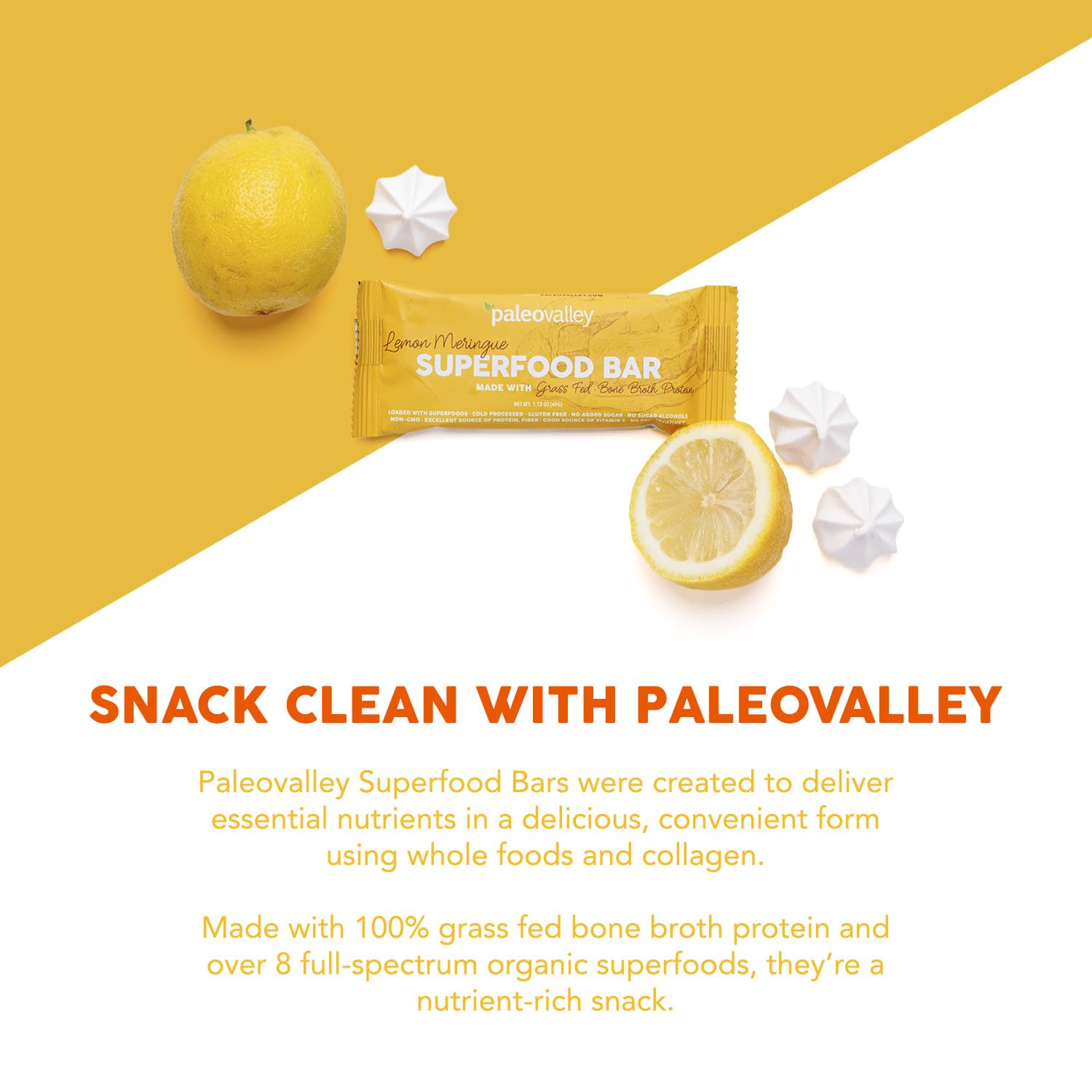 Paleovalley barra en mano lista para llevar como snack práctico