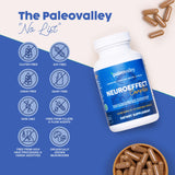 Paleovalley comparativa de tamaño de cápsula para referencia visual práctica