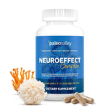 Paleovalley envase frontal mostrando suplemento NeuroEffect y claridad en ingredientes