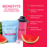 Paleovalley vaso con bebida watermelon listo para beber y refrescar