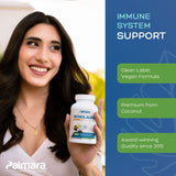 Palmara Health primer plano de la etiqueta limpia sin aditivos ni OGM