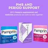 Pamprin caja abierta mostrando 22 cápsulas y contenido visible