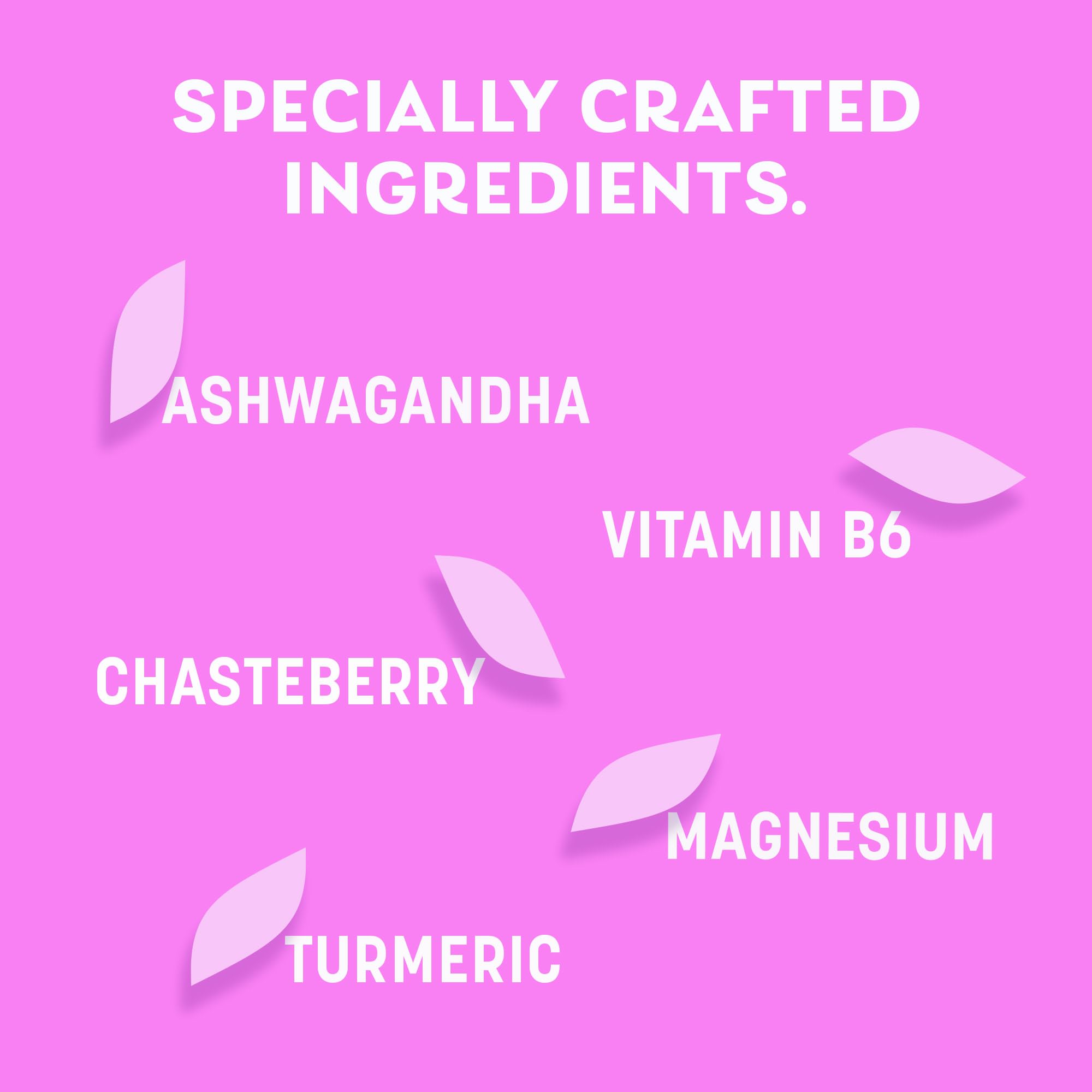 Pamprin ingredientes como ashwagandha y cúrcuma en detalle