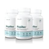 Papillex frasco frontal mostrando diseño y dosis, confianza de marca