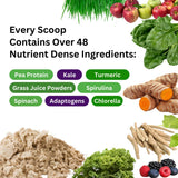 Paradise Herbs montones de espirulina y chlorella orgánicas, fuente de verdes