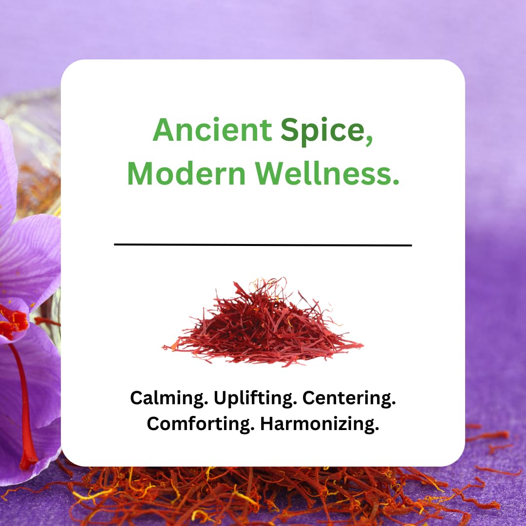 Paradise Herbs cápsulas Saffr-Tone en mano para comparar tamaño práctico