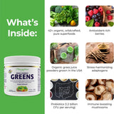 Paradise Herbs cuchara medidora con un scoop listo para mezclar y aportar energía