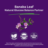 Paradise Herbs polvo de extracto de banaba conservando fitonutrientes naturales