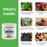 Paradise Herbs polvo en un smoothie demostrando energía y conveniencia