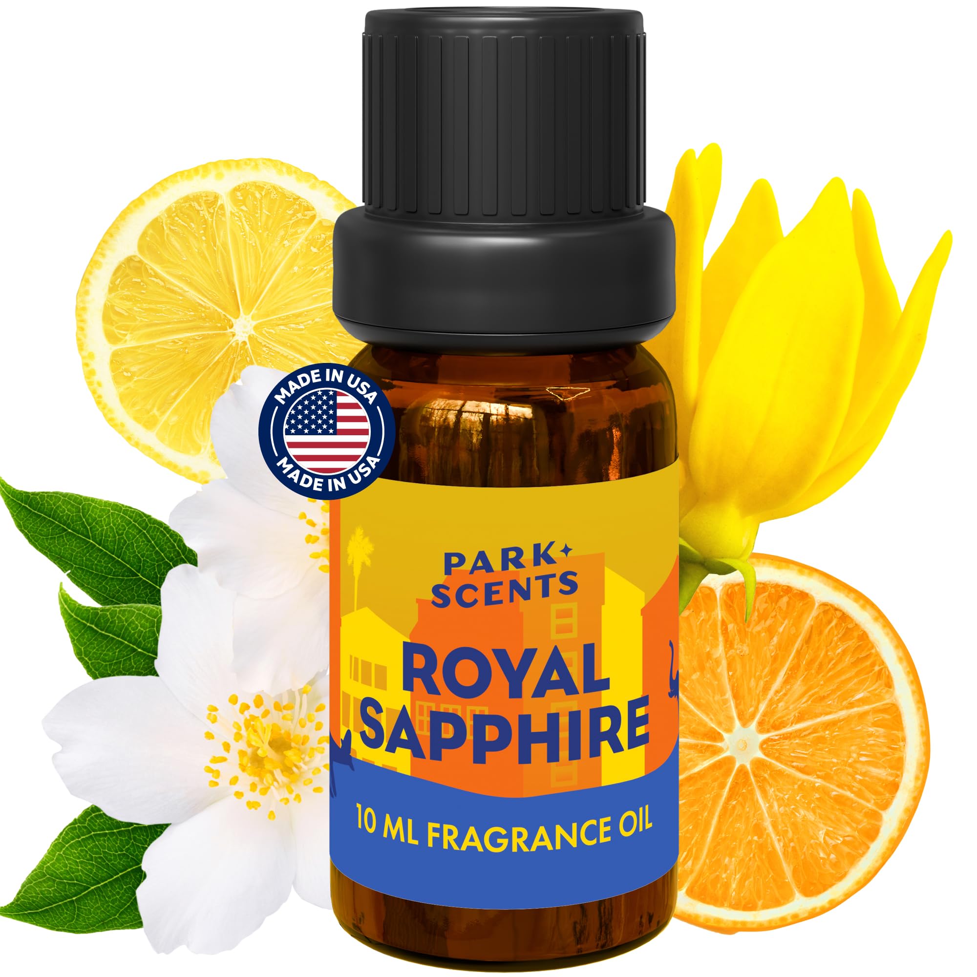 Park Scents tapón gotero Royal Sapphire detalle del cierre seguro y preciso