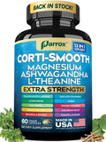 Parrox Corti-Smooth frasco frontal mostrando diseño y cantidad