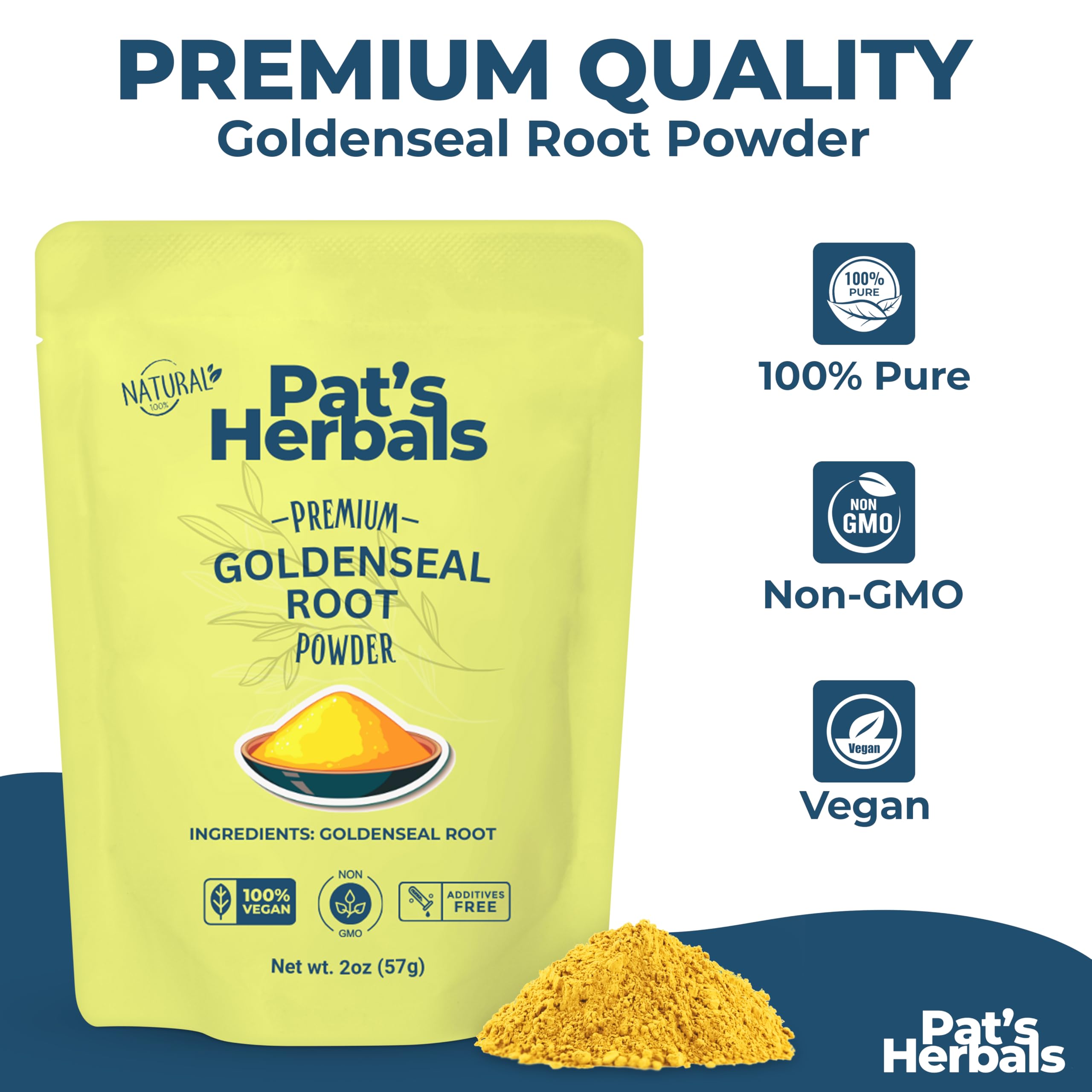 Pat's Herbals uso como enjuague bucal preparado en vaso