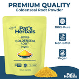 Pat's Herbals uso como enjuague bucal preparado en vaso