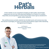 Pat's Herbals cucharadita con 1/4 porción lista para mezclar
