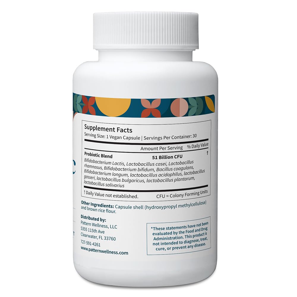 Pattern Wellness caja abierta con cápsulas para una visión del contenido