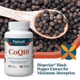 Pattern Wellness suplemento junto a botella de agua en rutina matinal