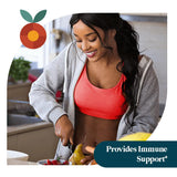 Pattern Wellness multivitamínico junto a desayuno saludable para complementar dieta