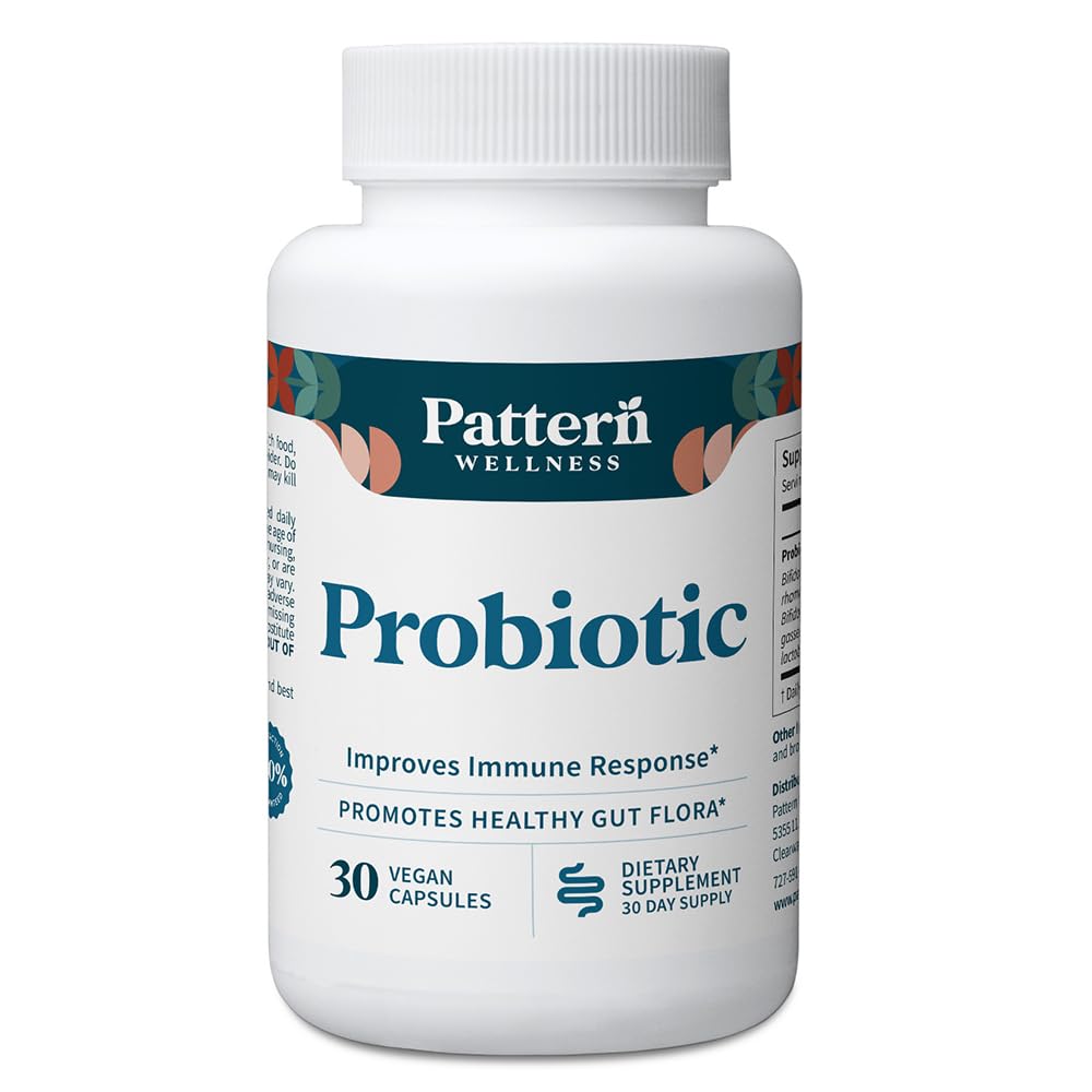 Pattern Wellness frasco frontal mostrando la etiqueta clara y confiable