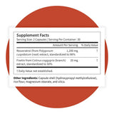 Pattern Wellness etiqueta nutricional mostrando ingredientes y dosis