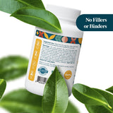 Escena de desayuno con el frasco Pattern Wellness integrando el suplemento en rutina