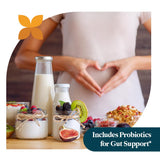 Pattern Wellness mezcla de frutas y verduras que sugiere origen vegetal