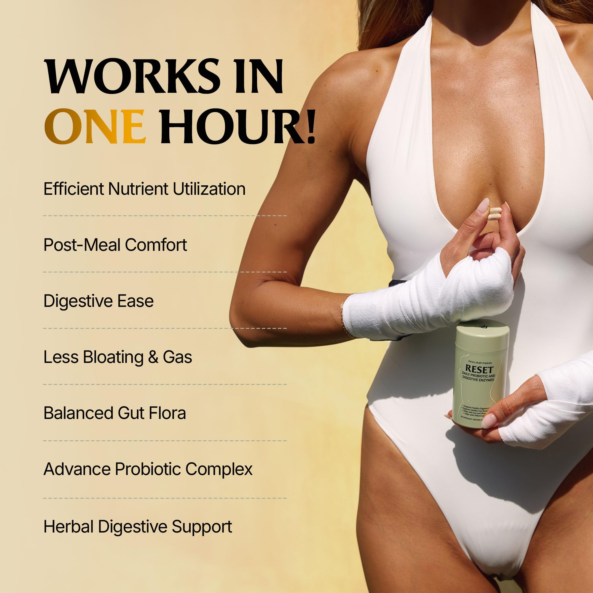 Paulina FITNESS detalle de etiqueta con ingrediente clave y transparencia