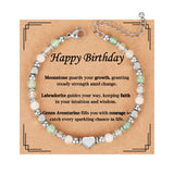 Pavkki pulsera empaquetada lista para regalo con tarjeta informativa