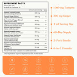 PAYAOCZ ingredientes mezclados: cúrcuma y jengibre, visual de origen natural