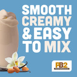 PB2 batido cremoso en vaso, beneficio de sabor natural y sin azúcares añadidos