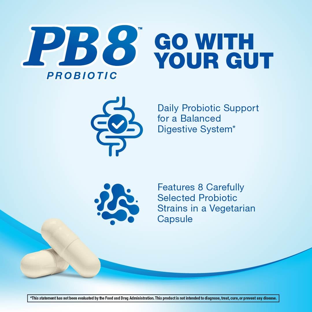 PB8 etiqueta nutricional mostrando cepas y cantidad de UFC clara