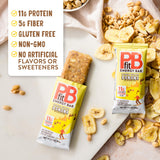 PBfit primer plano de textura con trozos de cacahuate crujiente