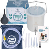 PE Premium Enema balde frontal resistente mostrando acabado higiénico
