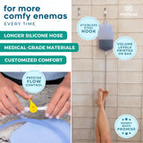 PE Premium Enema siete boquillas variadas para opciones de comodidad personal