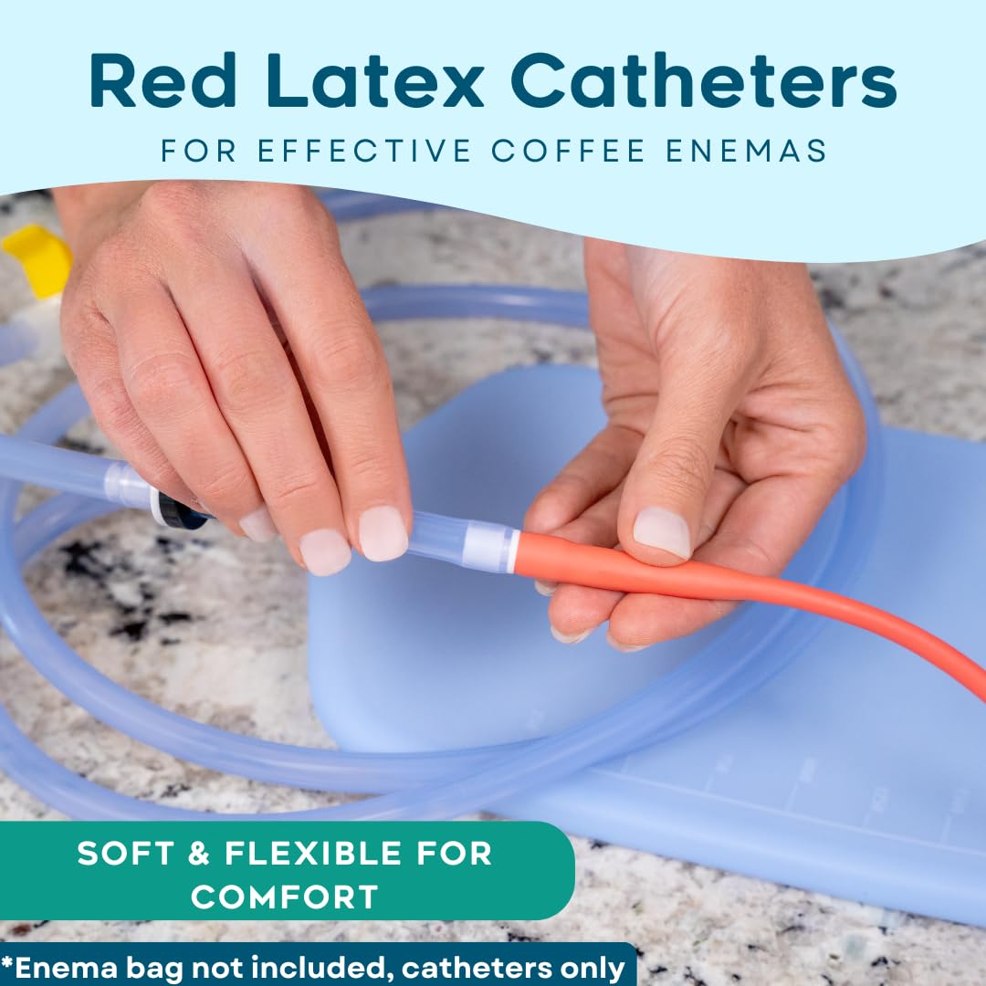 PE Premium Enema detalle de la textura de látex flexible para inserción suave