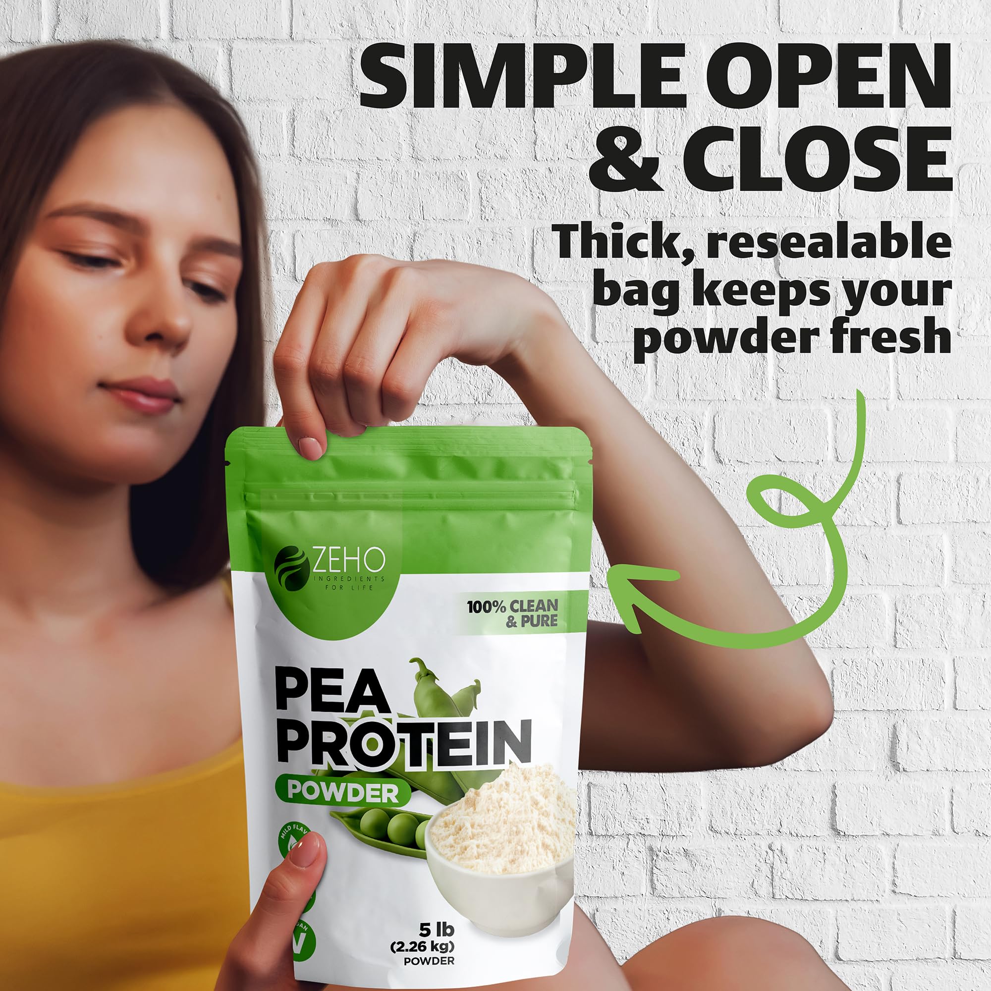 Generic batido cremoso preparado con polvo mostrando solubilidad y sabor neutro