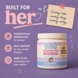 Peach Pump etiqueta nutricional clara con datos de porción