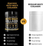 Peacock Max en batido verde, mejora la consistencia proteica y soporte nutricional