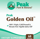 Peak Pure & Natural cápsulas abiertas en mano destacando facilidad de toma diaria
