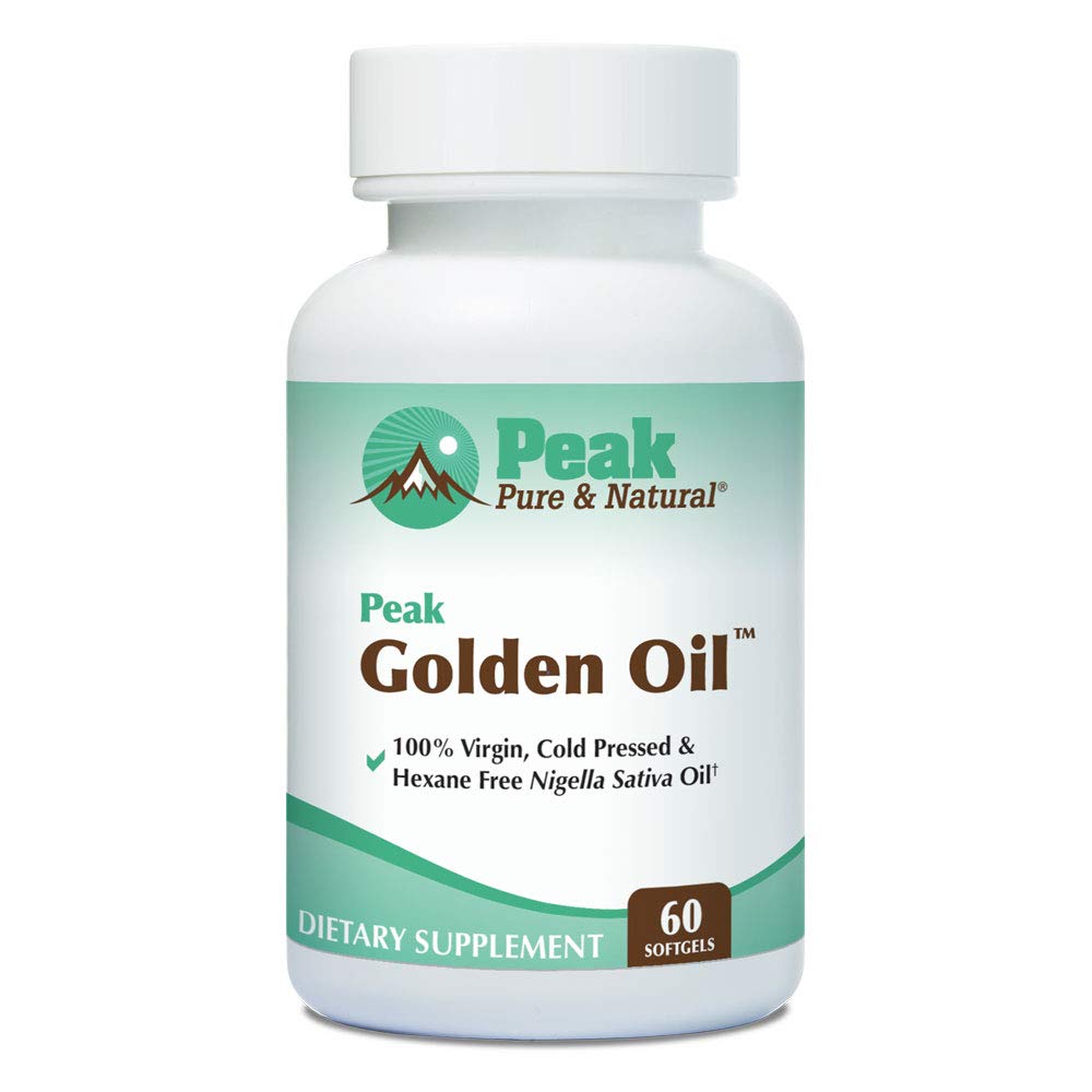 Peak Pure & Natural frente del envase mostrando 60 cápsulas y beneficio de conservación