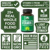 Peak Performance acerolas frescas, fuente natural de vitamina C
