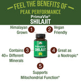 Peak Performance cápsula vegetal en primer plano, fácil de tragar